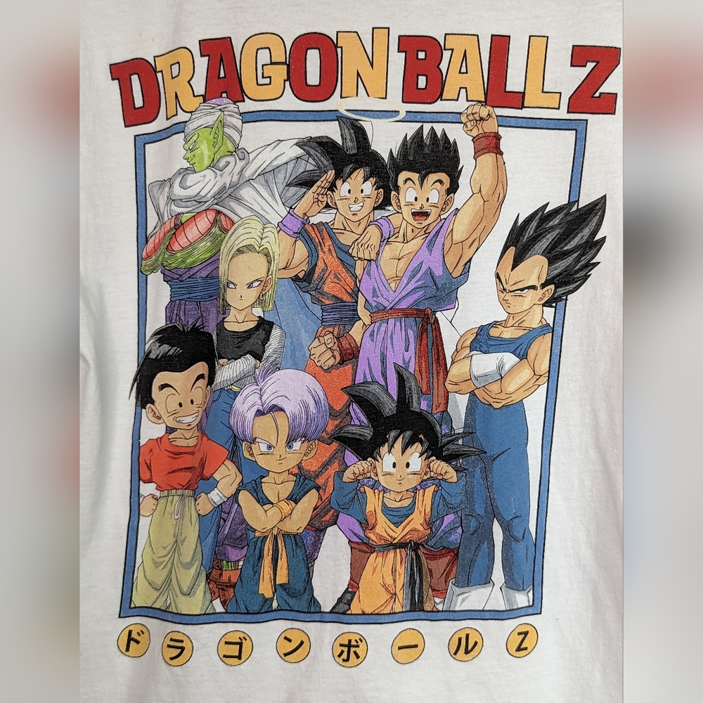Dragon Ball Z White Tshirt S Unisex